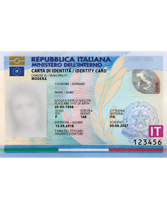 Итальянская карта удостоверения личности Carta d’Identità Elettronica (CIE)